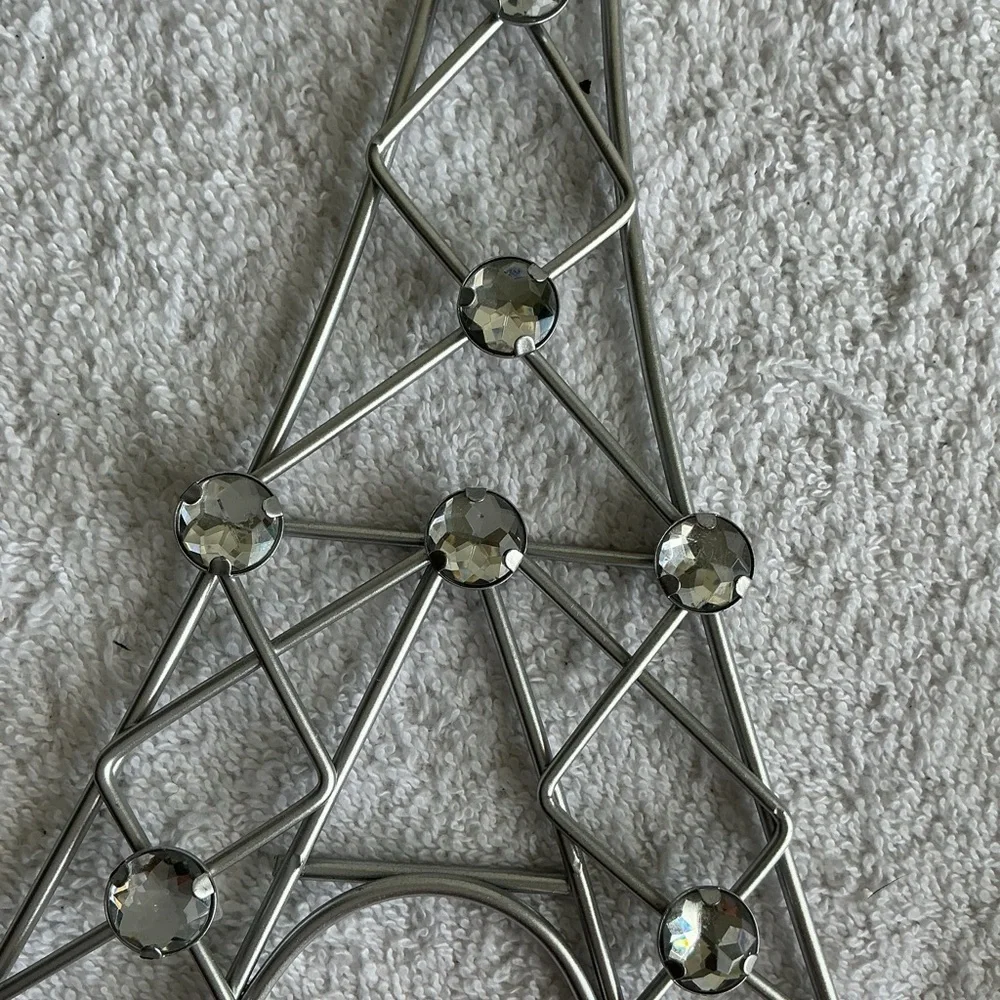 Silver Eiffel Tower Wall Decor Set